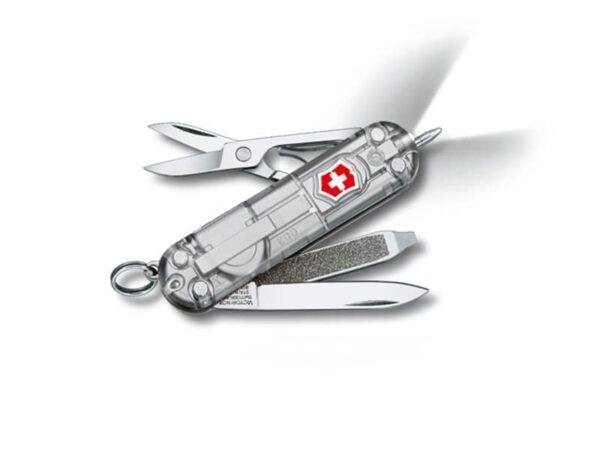 Kleines Taschenmesser Signature Lite Silber transparent