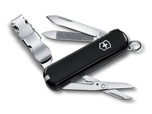 Kleines Taschenmesser Nailclip schwarz