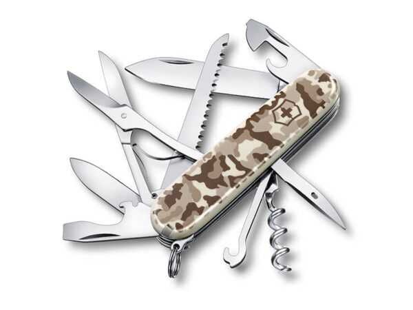 Mittleres Taschenmesser Huntsman desert camouflage braun