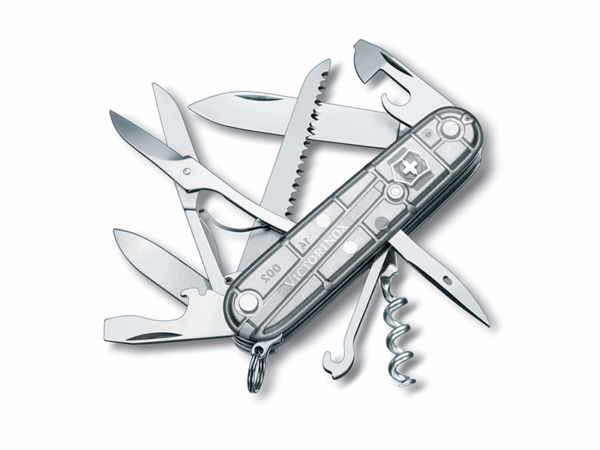Mittleres Taschenmesser Huntsman Silvertech