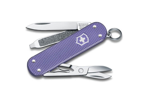 Kleines Taschenmesser Classic SD Alox Electric Lavender lila