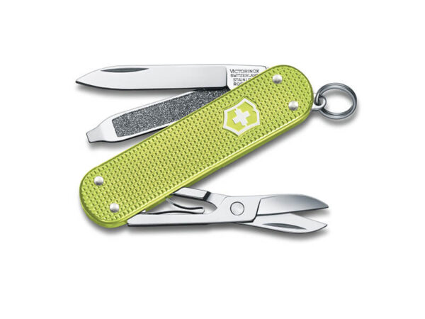Kleines Taschenmesser Classic SD Alox Lime Twist lemon