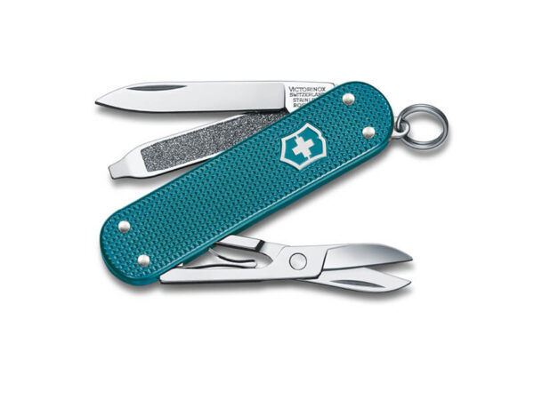 Kleines Taschenmesser Classic SD Alox Wild Jungle petrol