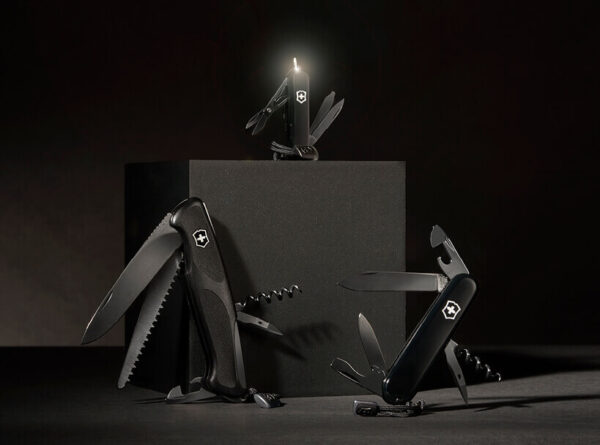 Schweizer Taschenmesser Onyx Black Kollektion 3-teilig