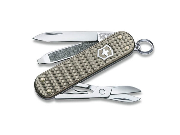 Kleines Taschenmesser Classic SD Precious Alox grau