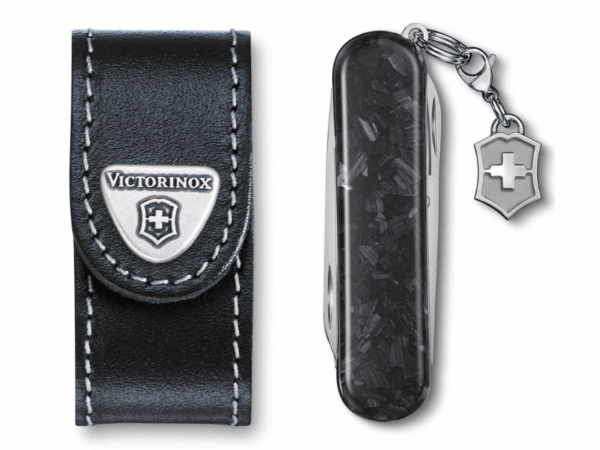 Kleines Tascgebnesser Classic SD Brilliant Carbon Set mit Etui