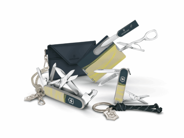 Taschenmesser Set mit Swiss Card New York Style Edition Gelb Schwarz 3-teilig Life to Explore