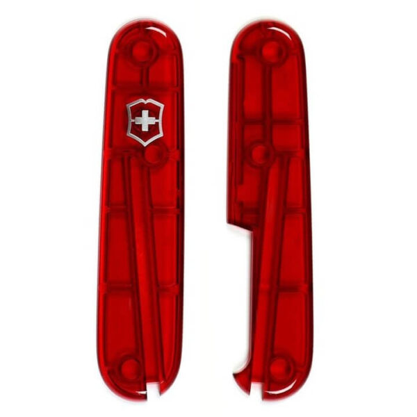 Ersatzschale Mittlere Taschenmesser 91 mm rot transparent