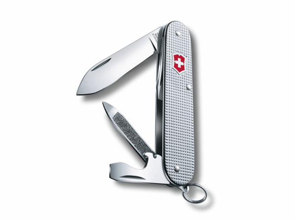 mittleres Taschenmesser Cadet Alox silber