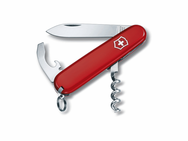 mittleres Taschenmesser WAITER rot offen