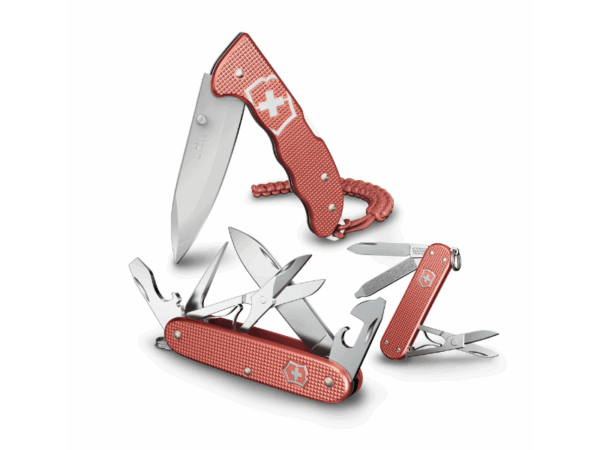 taschenmesser set großes mittleres kleines taschenmesser evoke pioneer X classic SD limited edition 2025 rot