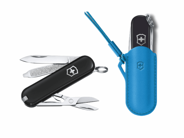 kleines taschenmesser set special bundle mit lederetui dark illusion summer rain