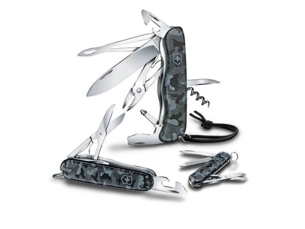 Taschenmesser Navy camouflage set schwarz blau