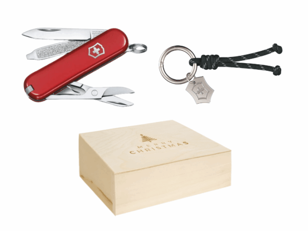 kleines taschenmesser classic SD colors style icon weihnachtsbox mit schlüsselring