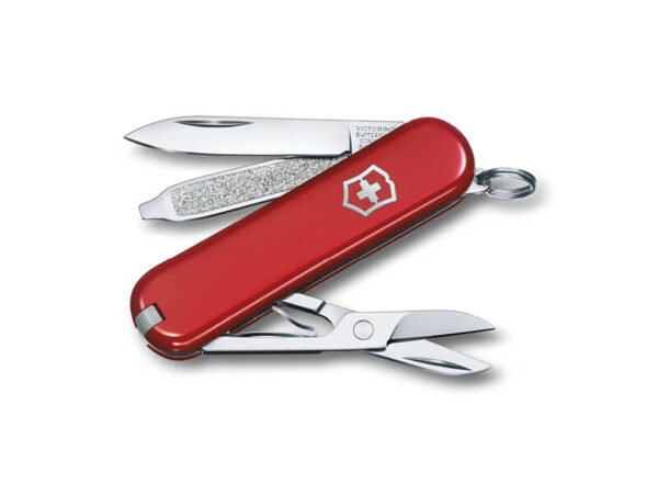 Kleines Taschenmesser Classic SD Colors Style Icon rot