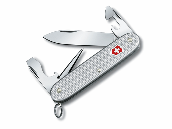 mittleres Taschenmesser Pioneer Alox silber