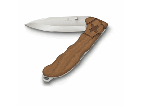 Großes Taschenmesser Evoke Wood braun