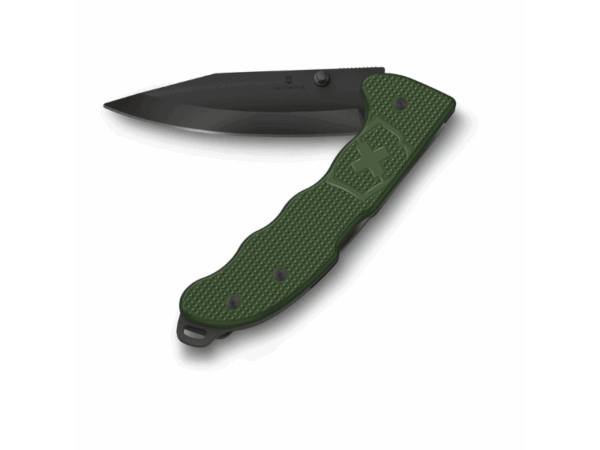 Großes Taschenmesser Evoke BSH Alox olive grün offen