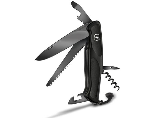 Großes Taschenmesser Ranger Grip Onyx Black Schwarz
