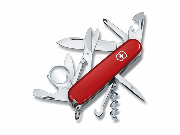 Mittleres Taschenmesser Explorer rot