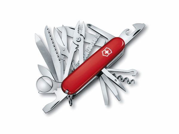 Mittleres Taschenmesser Swiss Champ rot