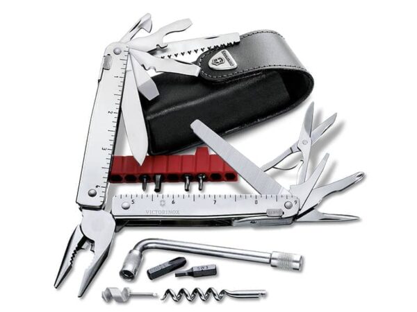 Multi Funtions Tool Swisstool X Plus mit Etui silber