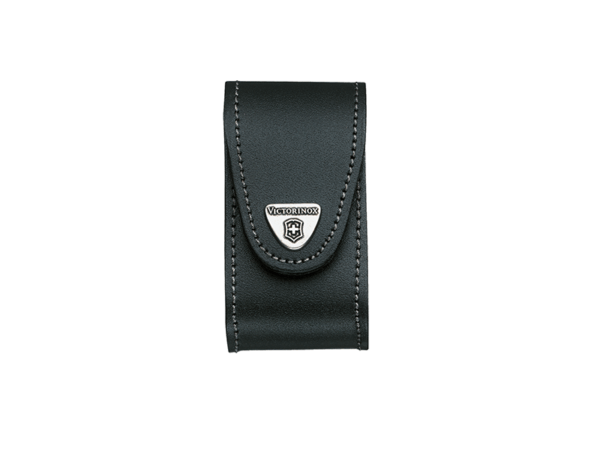 Mittleres Leder Gürteletui schwarz für mittlere Taschenmesser