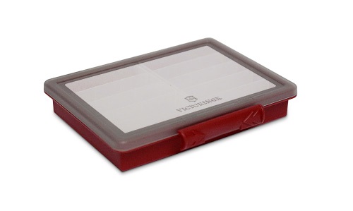 Ersatzteile Aufbewahrungsbox rot mit verschließbarem Deckel