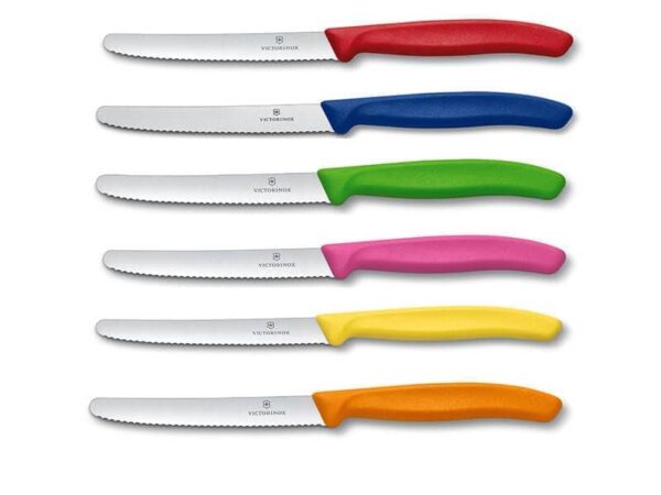 Swiss Classic Gemüsemesserset Wellenschliff 6-teilig Swiss CLassic mit Wellenschliff