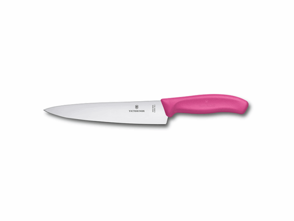 Tranchiermesser Swiss Classic 19cm mit pinkem Griff