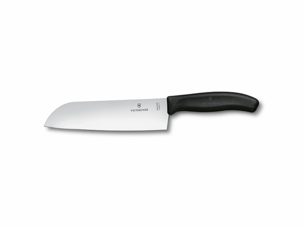 Swiss Classic Santokumesser 17 cm mit schwarzem Griff 17cm