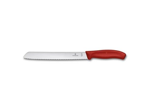 Brotmesser Swiss Classic 21 cm roter Griff