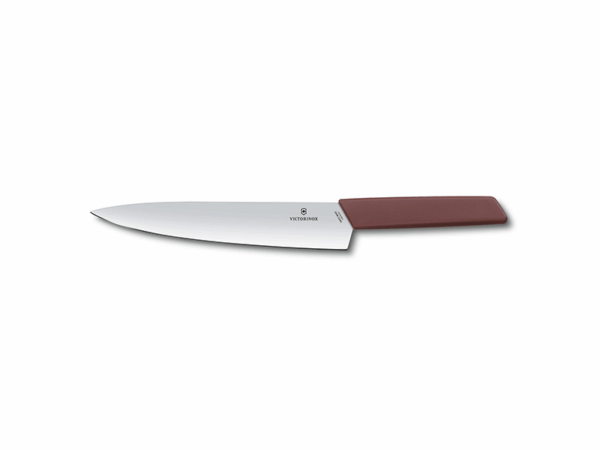 Swiss Modern Tranchiermesser 22 cm weintrauben-rot