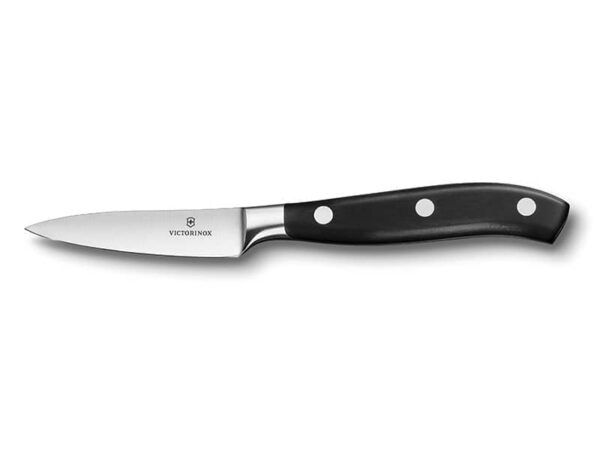 Geschmiedetes Gemüsemesser Grand Maitre 8cm mit schwarzem Griff