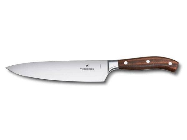 Geschmiedetes Kochmesser Grand Maître Rosewood 20cm mit braunem Holzgriff