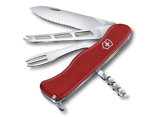 Großes Taschenmesser Cheese Master Käsemesser rot