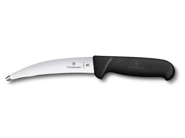 Gekrösemesser Fibrox schwarzer Griff