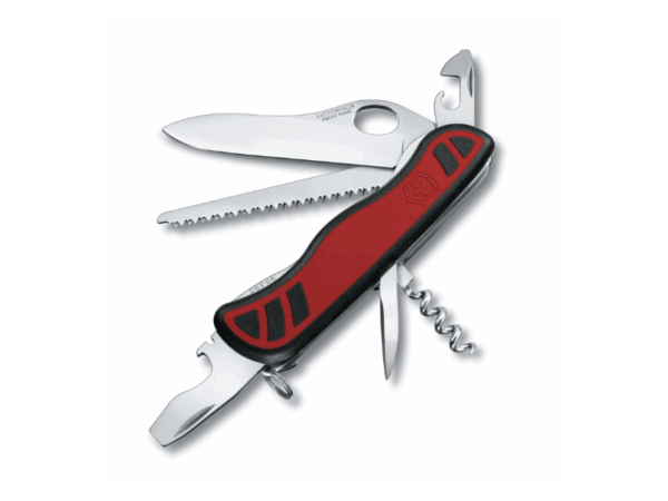Großes Taschenmesser Forester M Grip Schwarz Rot
