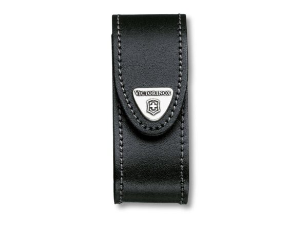 Mittleres Leder Gürteletui schwarz für mittlere Taschenmesser
