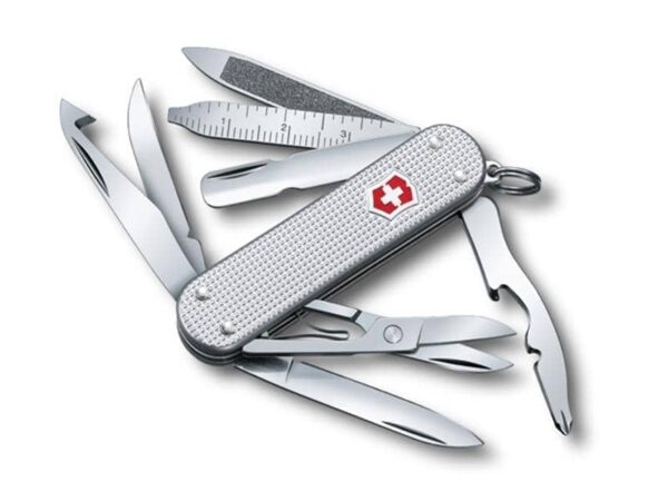 kleines Taschenmesser mini champ alox silber
