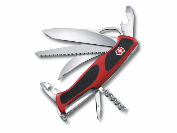 Großes Taschenmesser Ranger 57 M Grip rot schwarz
