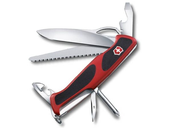 Großes Taschenmesser Ranger Grip 78 Rot Schwarz