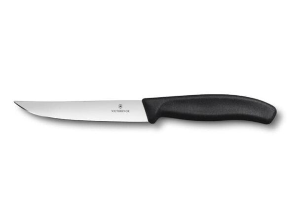 Gourmet Steakmesser Swiss Classic Schwarz Glatter Schliff