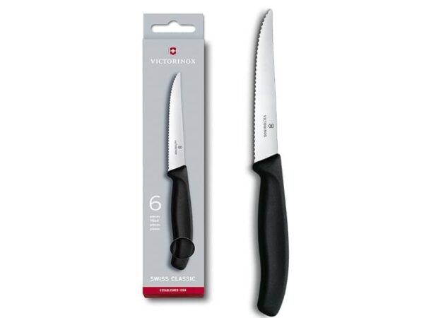 Steakmesser SwissClassic Set schwarz
