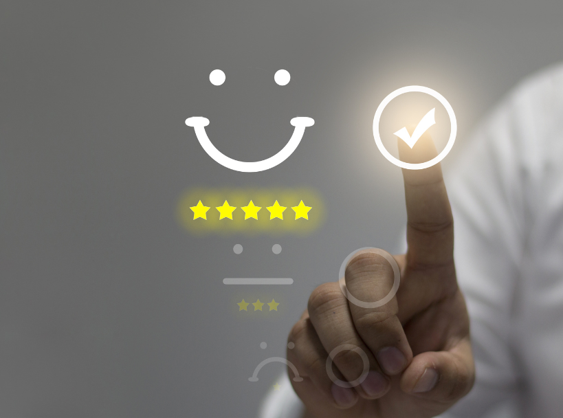 Smile mit 5 Sterne Bewertung