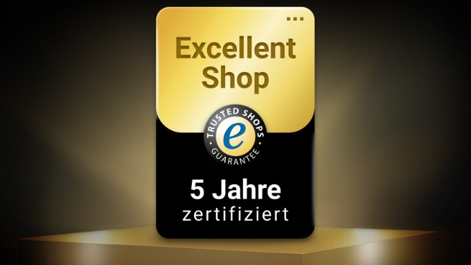 Der Schweizer Messer Shop wurde 2025 mit dem Excellent Shop Award für 5 Jahre von Trusted Shops ausgezeichnet!